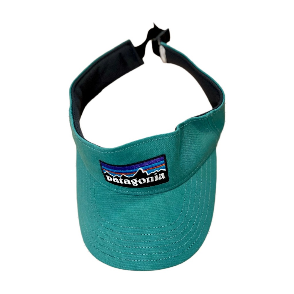 Teal Patagonia Visor Adjustable Tennis OS Vintage Unisex